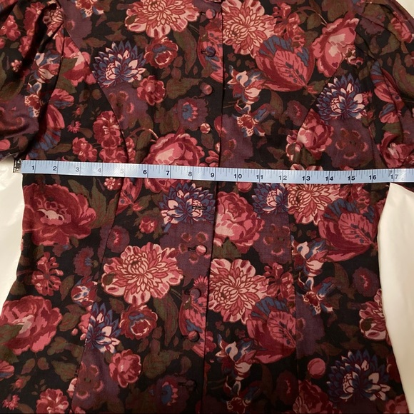 Vintage Laura Ashley Classic Floral Blouse - Picture 8 of 9